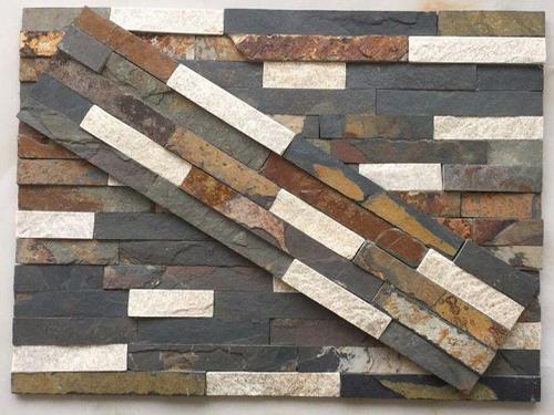 Black-brown-white Assorted colors of Slate