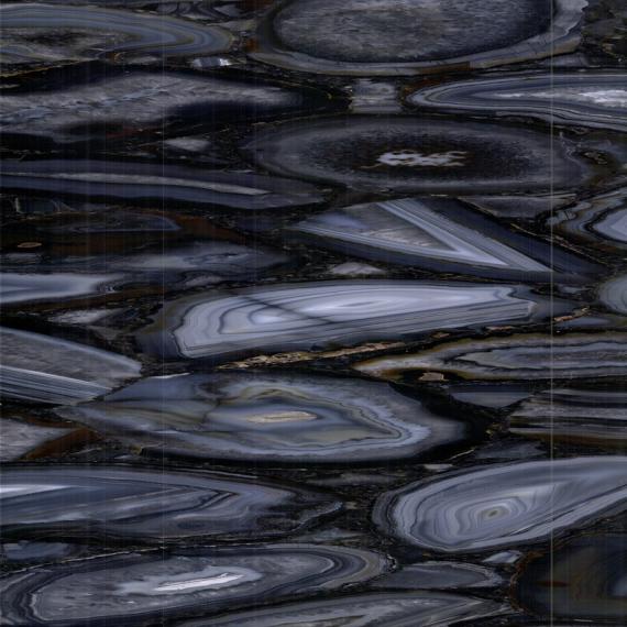 Application de sol en pierre de marbre bleu de qualité