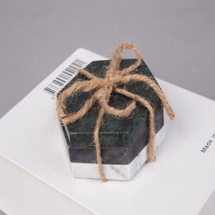 DESSOUS DE VERRE EN MARBRE