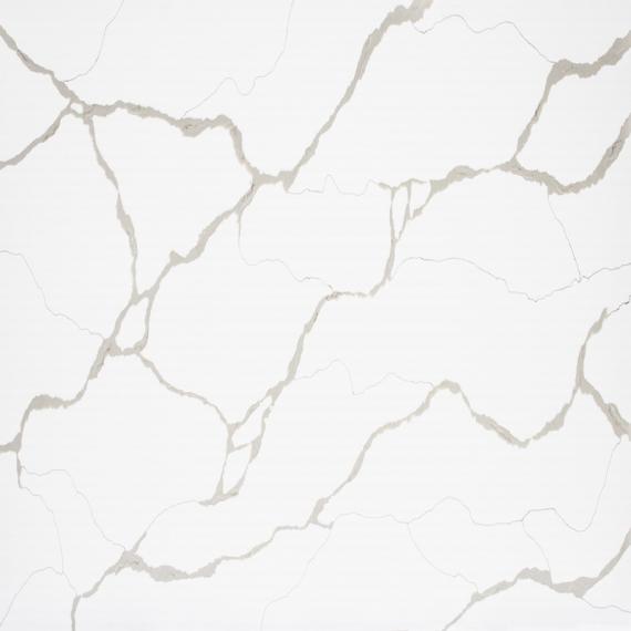 Dalle de quartz calacatta blanc pur